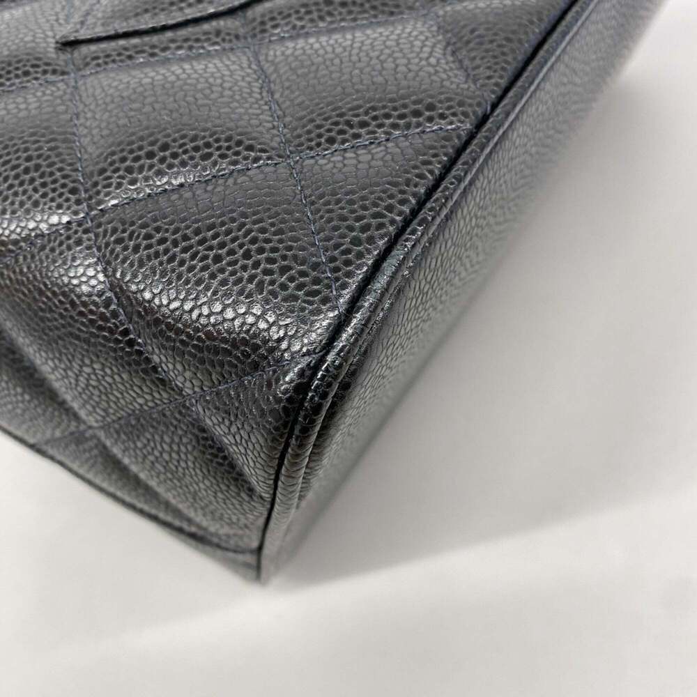 CHANEL Black Caviar Leather Reissue Tote Bag - Picture 6 of 11